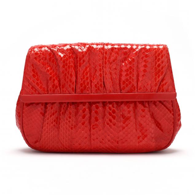 vintage-red-snakeskin-convertible-clutch-gucci
