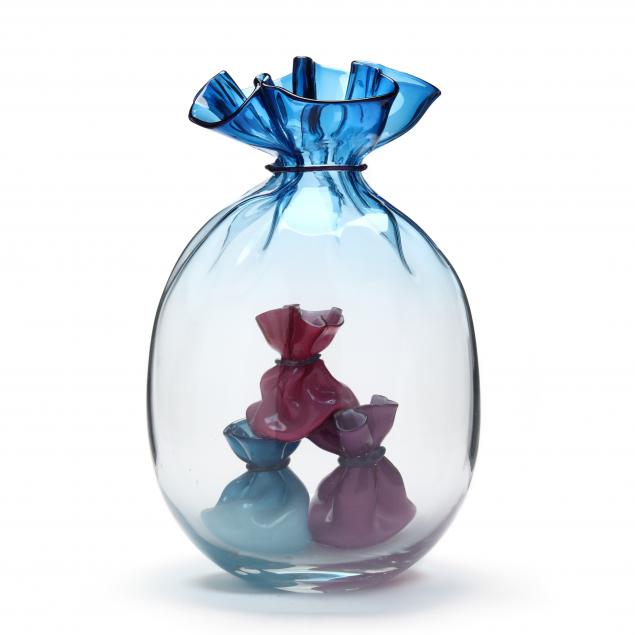 littleton-vogel-bagged-bags-glass-sculpture