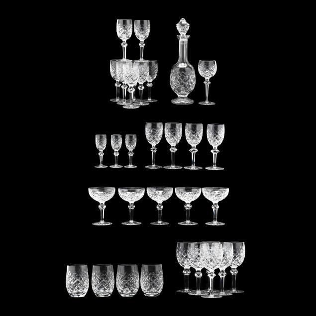 32-pieces-of-waterford-i-powerscourt-i-crystal-stemware-and-decanter