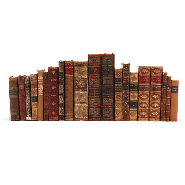 twenty-varied-19th-and-early-20th-century-leatherbound-books