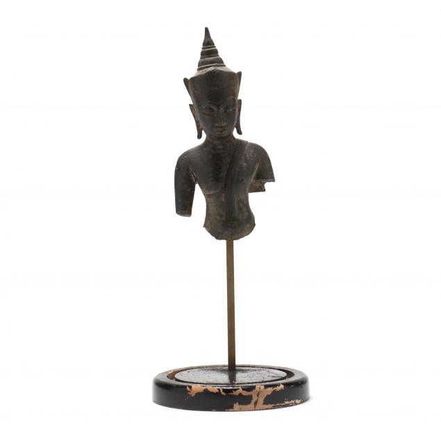 a-bronze-cambodian-buddhist-figure