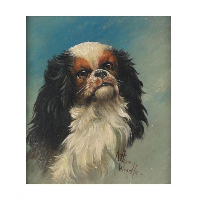 arthur-wardle-english-1864-1949-portrait-of-a-cavalier-king-charles-spaniel