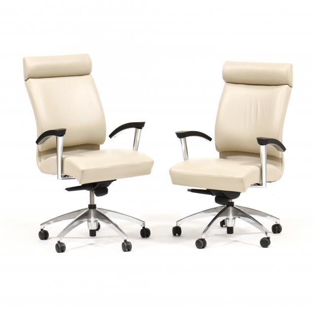 pair-of-modern-leather-office-chairs