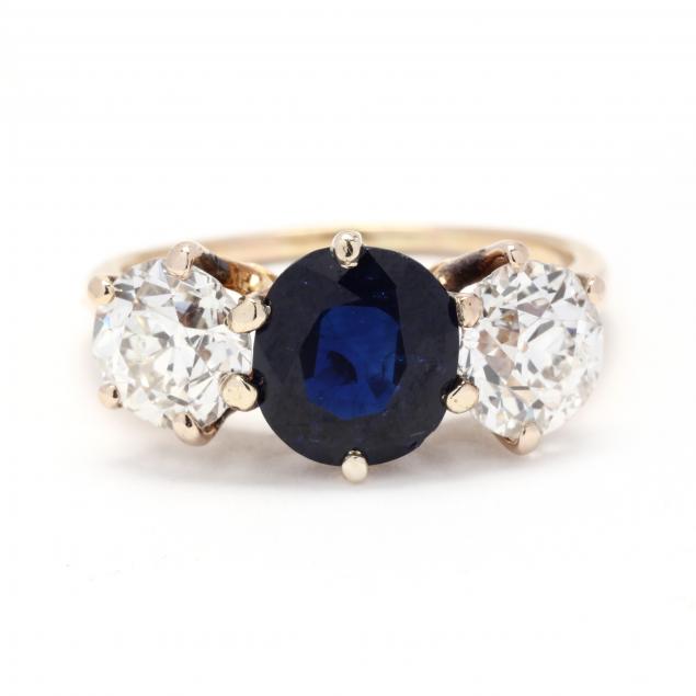 three-stone-diamond-and-sapphire-ring