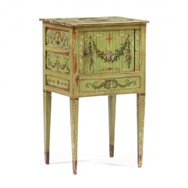 antique-french-painted-tambour-stand