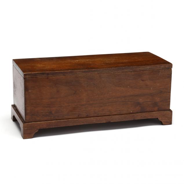 miniature-chippendale-style-walnut-blanket-chest