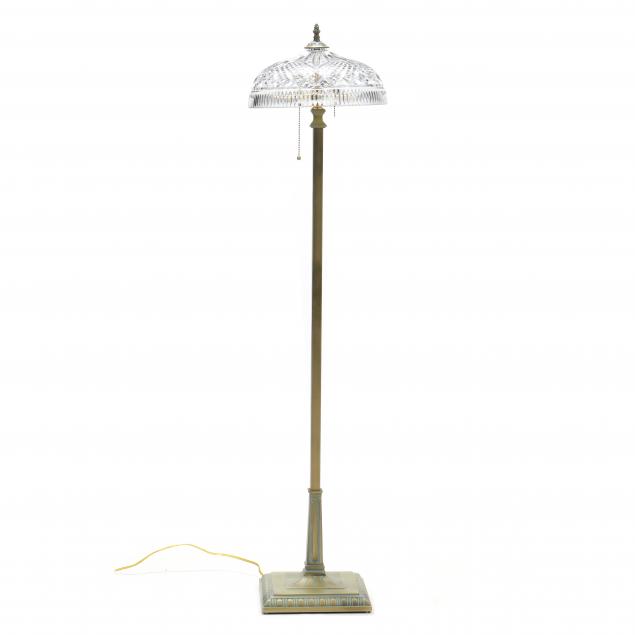 floor-lamp-with-waterford-crystal-shade