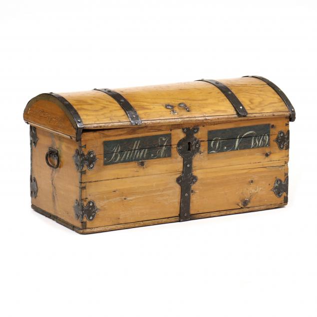antique-continental-dome-top-chest