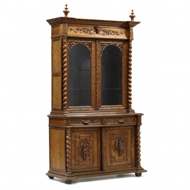 antique-continental-carved-oak-court-cupboard