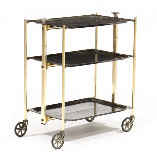 mid-century-three-tiered-collapsable-serving-cart