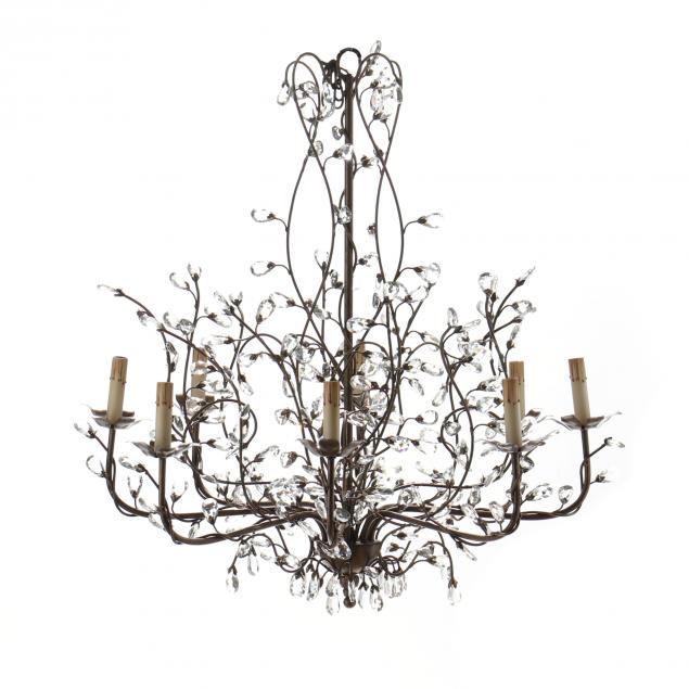 currey-co-eight-light-crystal-and-iron-botanical-bud-chandelier