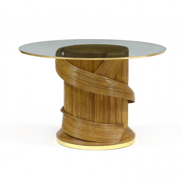 mcguire-style-rattan-and-glass-center-table