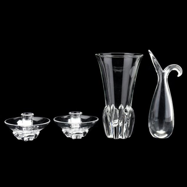 four-pieces-of-steuben-crystal