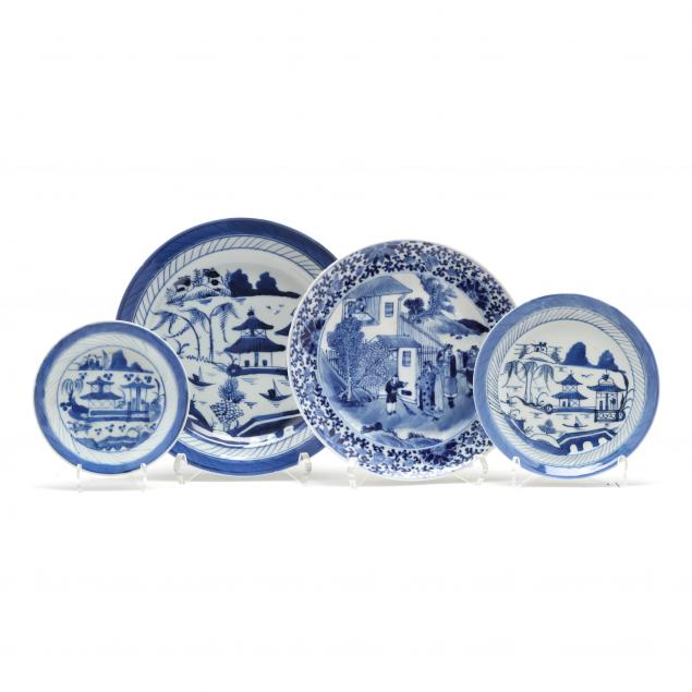 a-grouping-of-20-chinese-blue-and-white-porcelain-dishes