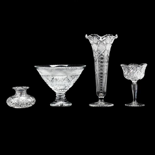 four-pieces-of-cut-glass