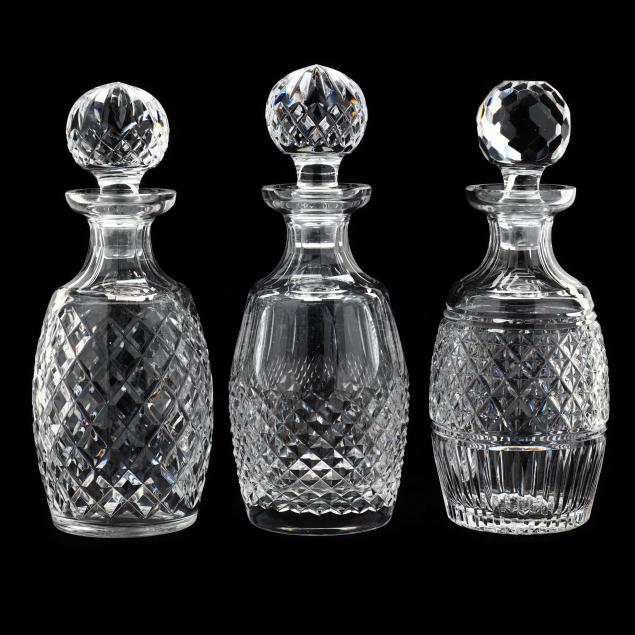 three-waterford-crystal-decanters