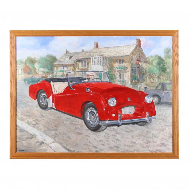 chip-holton-nc-b-1948-triumph-tr3-in-a-village