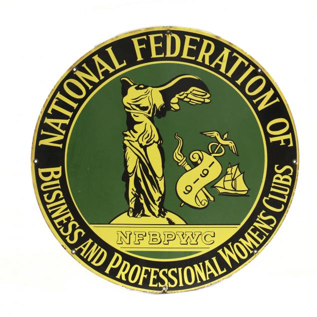 vintage-porcelain-sign-national-federation-of-business-and-professional-women-s-clubs