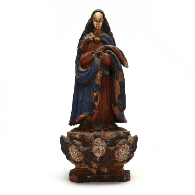 spanish-colonial-carved-figure-of-the-blessed-virgin