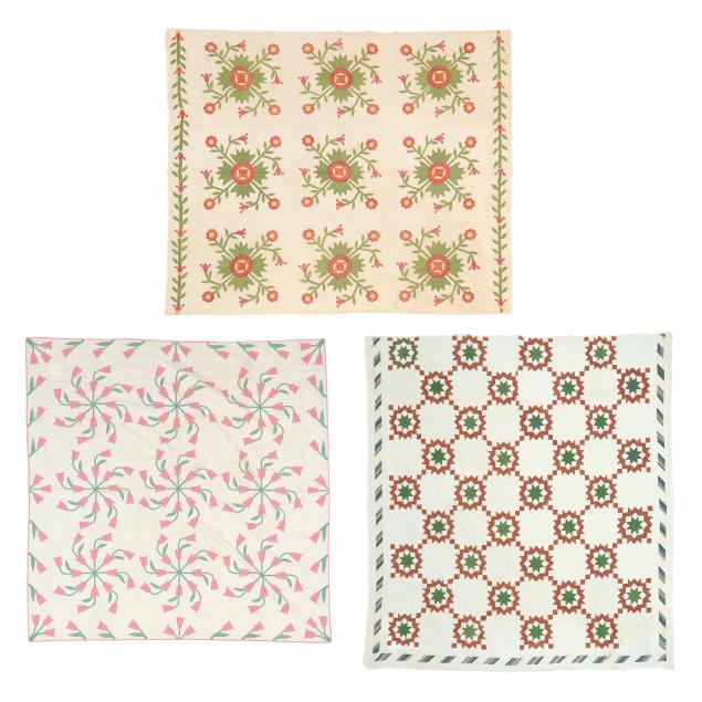 three-vintage-quilts