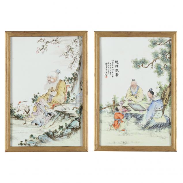 two-chinese-porcelain-plaques