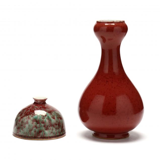 a-chinese-garlic-head-porcelain-vase-and-beehive-waterpot