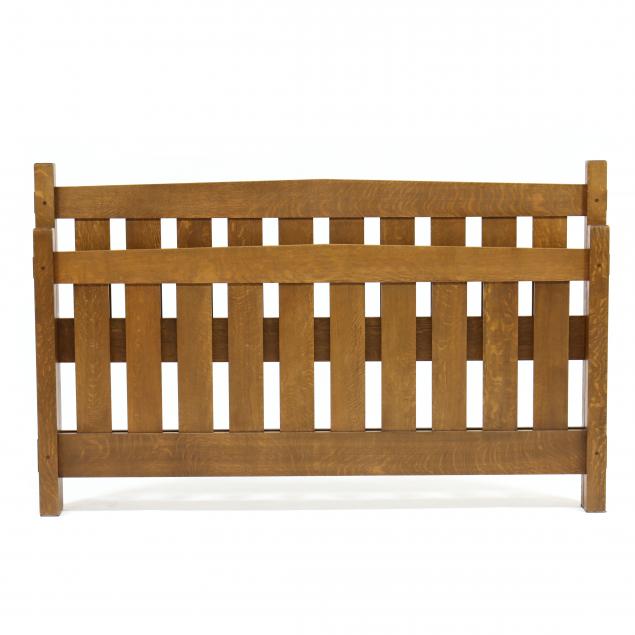 warren-hile-mission-oak-style-king-size-bed