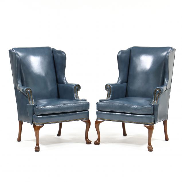 hickory-chair-pair-of-queen-anne-style-leather-upholstered-easy-chairs