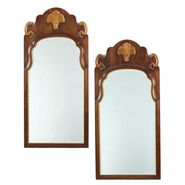 henredon-pair-of-george-ii-style-parcel-gilt-mirrors