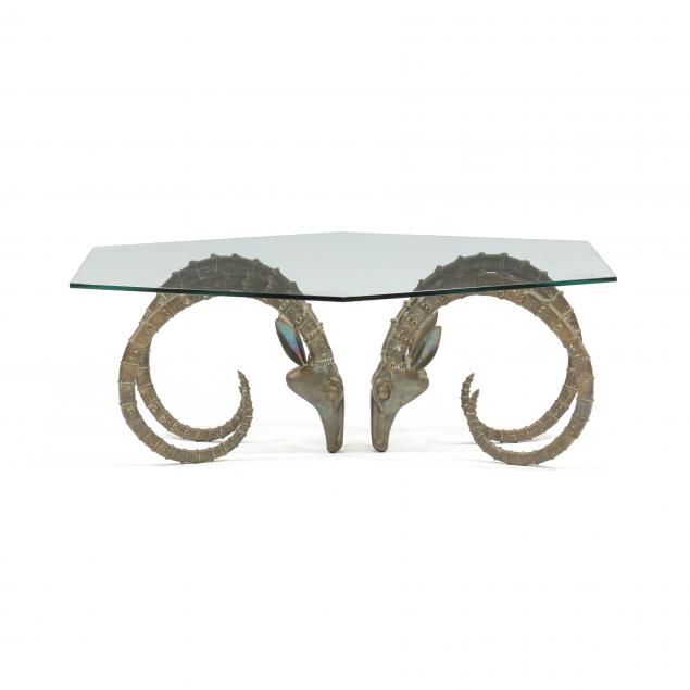 after-alain-chervet-brass-ibex-double-pedestal-coffee-table