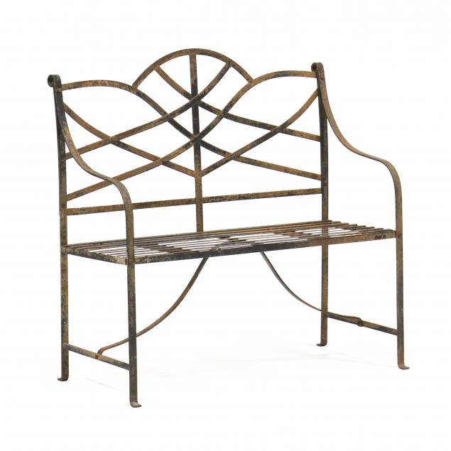 regency-style-diminutive-iron-garden-bench