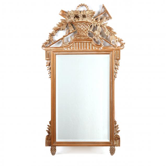 labarge-louis-xvi-style-carved-pine-mirror