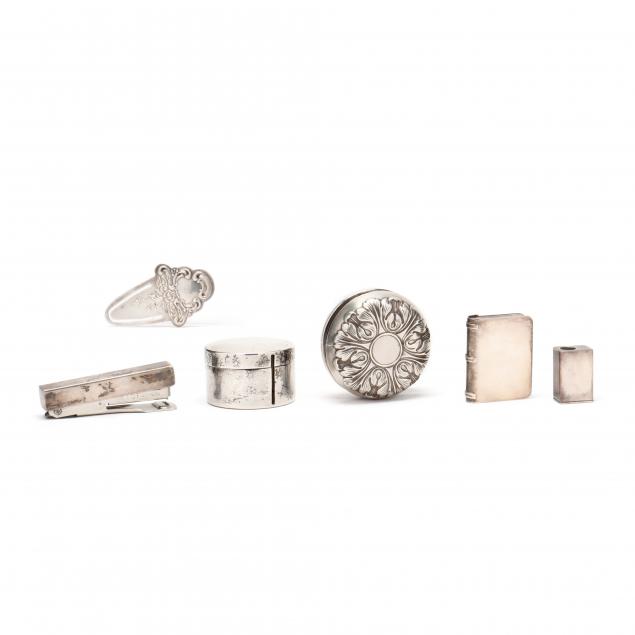 a-group-of-six-sterling-silver-accessories