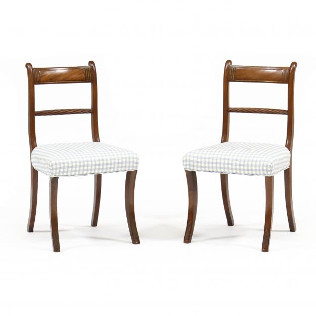 pair-of-regency-brass-inlaid-mahogany-side-chairs
