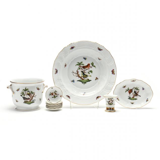 selection-of-herend-i-rothschild-bird-i-tableware