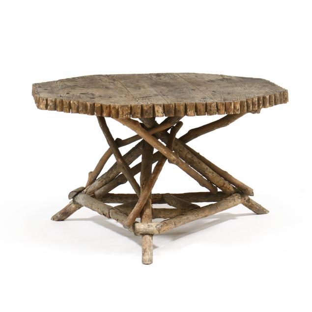 octagonal-adirondack-pedestal-table