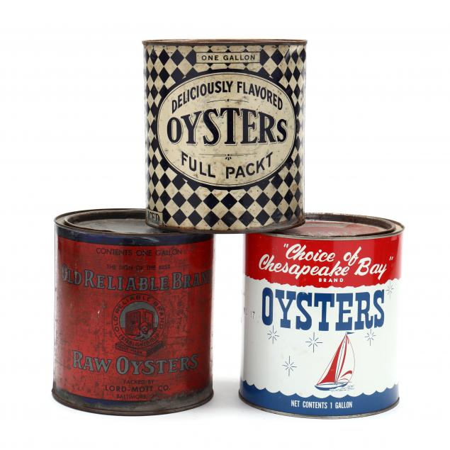 three-one-gallon-oyster-cans