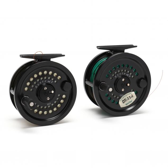 Two Scientific Anglers Large Game Fly Reels (Lot 3333 - Spring