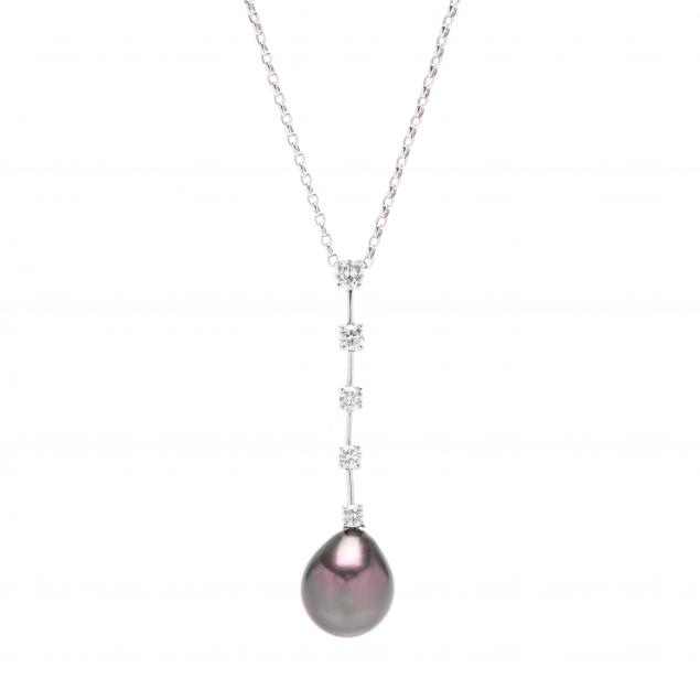 white-gold-tahitian-pearl-and-diamond-pendant-necklace