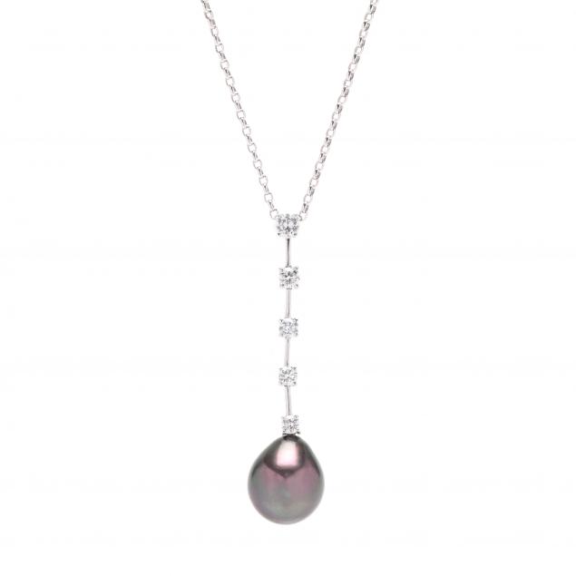white-gold-tahitian-pearl-and-diamond-pendant-necklace