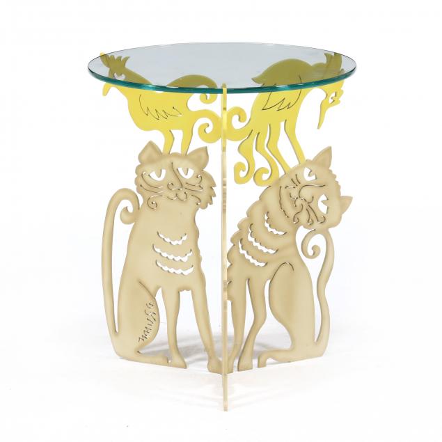 don-drumm-oh-nc-cat-side-table
