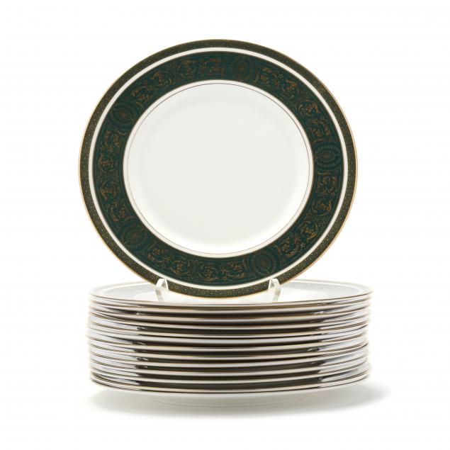 set-of-14-royal-doulton-i-vanborough-i-china-dinner-plates