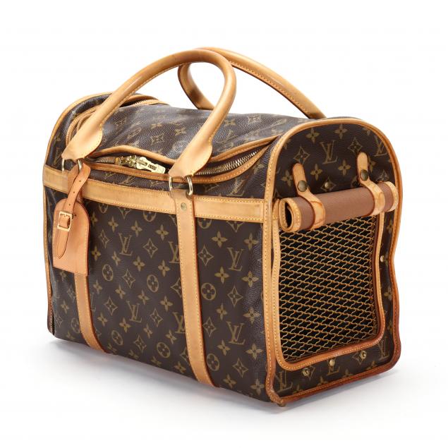 Louis Vuitton Dog Carrier 40 Monogram Canvas Luggage Bag