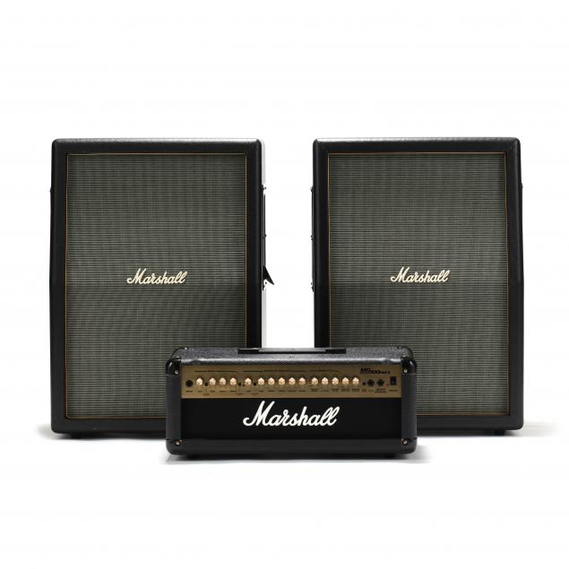 marshall-mg-series-100-hdfx-head-and-two-marshall-cabinets