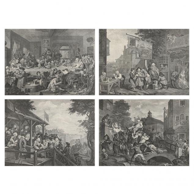 william-hogarth-english-1697-1764-i-the-humours-of-an-election-four-prints-of-an-election-i-complete-suite-of-4