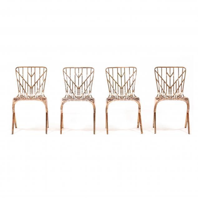 david-adjaye-african-b-1966-four-copper-i-washington-skeleton-i-chairs
