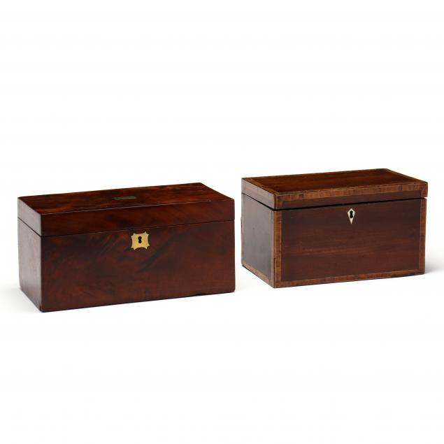 two-antique-english-mahogany-tea-caddies