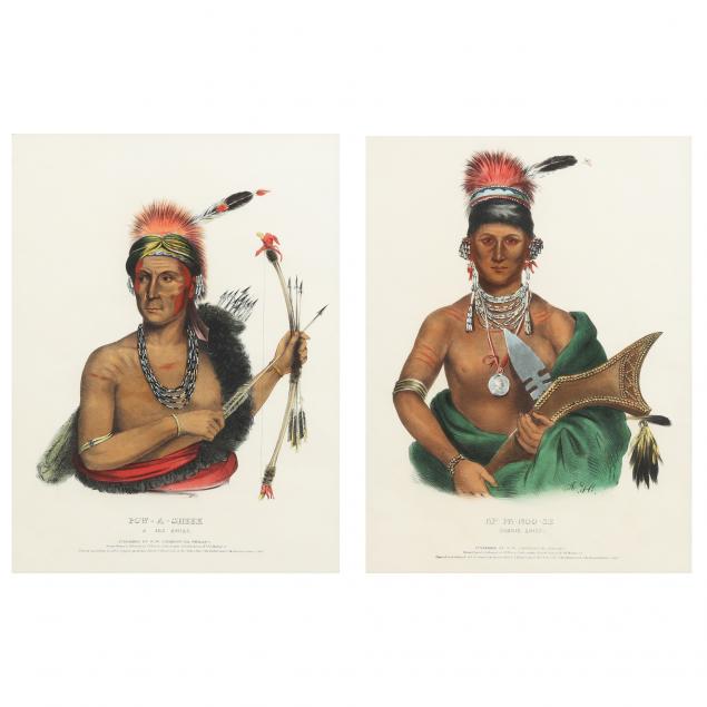 mckenney-and-hall-19th-century-i-ap-pa-noo-see-saukie-chief-i-i-pow-a-sheek-a-fox-chief-i-two-works