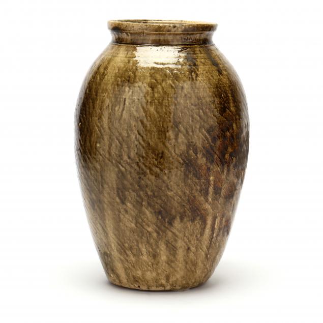 alkaline-glazed-stoneware-storage-jar