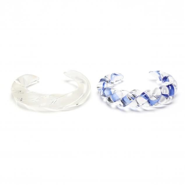 two-art-glass-cuff-bracelets